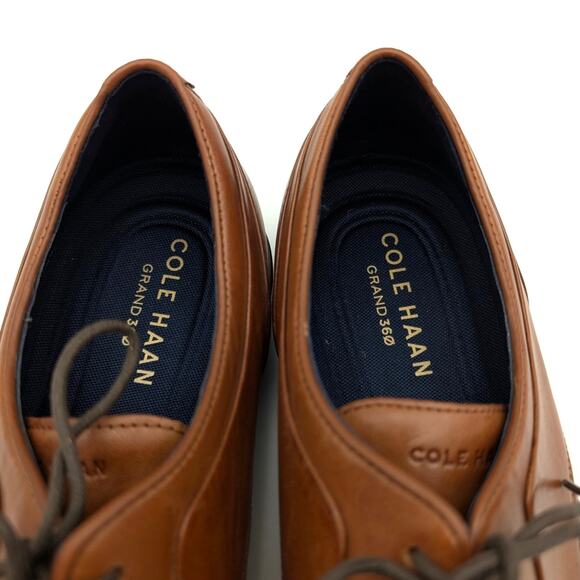 Cole Haan Carnegie Cap Toe Oxford Dress Shoes Men\'s Leather Brown US11.5M EU44.5 main image 4